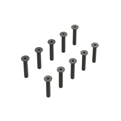 [ARRMA] Flat Head Hex Machine Screw M3.5x16mm (10)