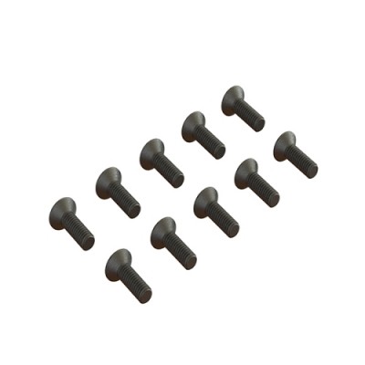 [ARRMA] Flat Head Hex Machine Screw M2.5x8mm (10)