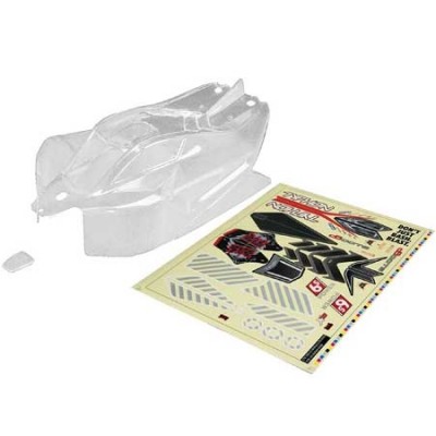[ARRMA] AR406106 Body Clear W/ Decals Typhon 6S BLX