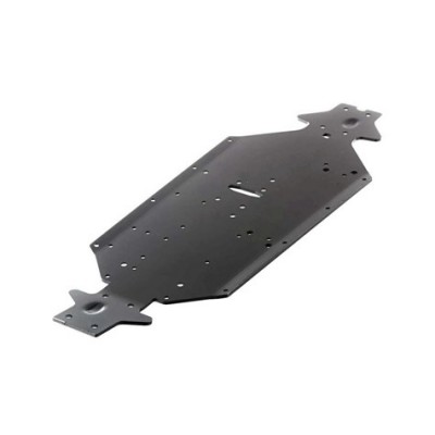 [ARRMA] AR320188 Chassis Aluminum SWB Silver/Blue Typhon