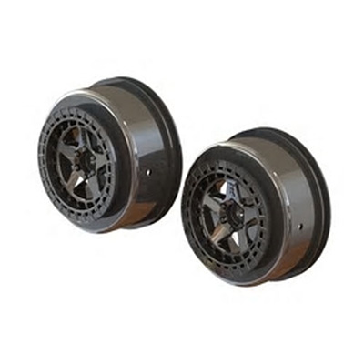 [ARRMA] ARA510116 2.8inch Wheel 14mm Hex (Black/2)