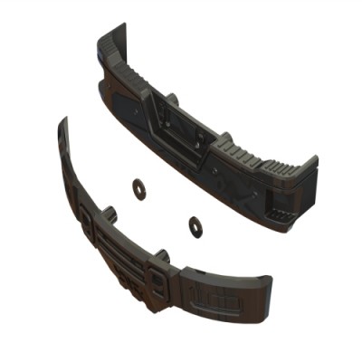 [ARRMA] AR320461  BUMPER SET (BLACK CHROME)