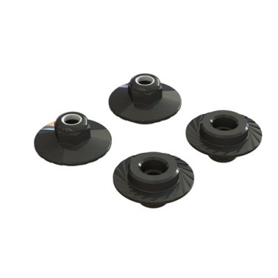 [ARRMA] AR708007 Flanged Lock Nut 5x8mm (4)