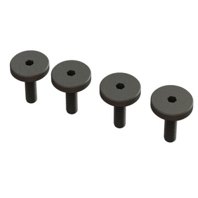 [ARRMA] LARGE HEAD SCREW M3x8mm (4pcs)