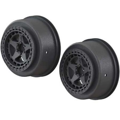 [ARRMA] AR510096 SC 2.2/3.0 Wheel 14mm Hex Black (2)