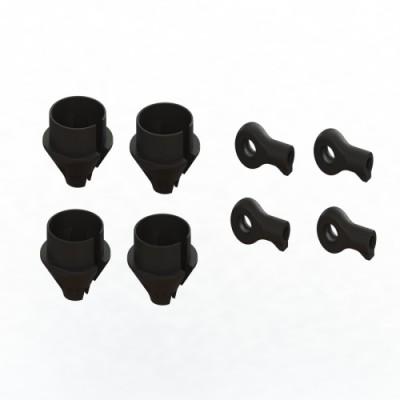 [ARRMA] HD Shock Rod End and Spring Cup Set (2 Pairs)