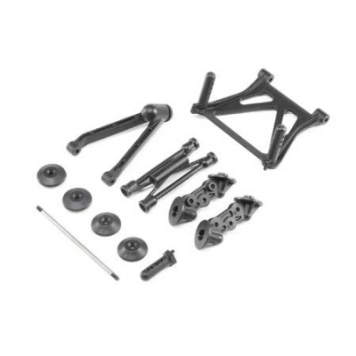[TEAM LOSI] Swivel Rear Body Mount Set: LST 3XL-E