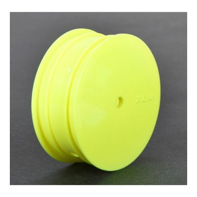 [TLR Racing] Front Wheel, 12mm Hex, Yellow (2): 22 3.0 (2������)