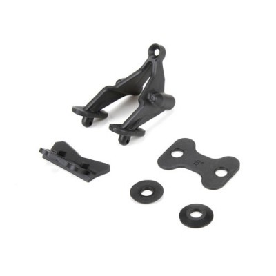 [TLR Racing] Wing Stay Set, Rear Bumper: 22 3.0