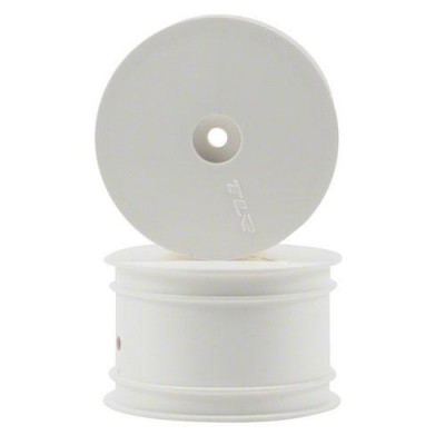[TLR Racing] Team Losi Racing Rear 1/10 Buggy Wheel (White) (2) (TLR 22/22 3.0)