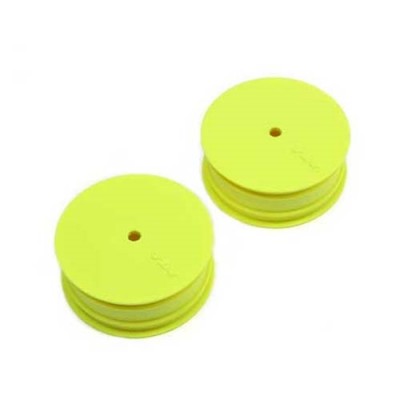 [TEAM LOSI] Front Wheel, Stiffezel, 12mm Hex, Yel (2): 22 4.0