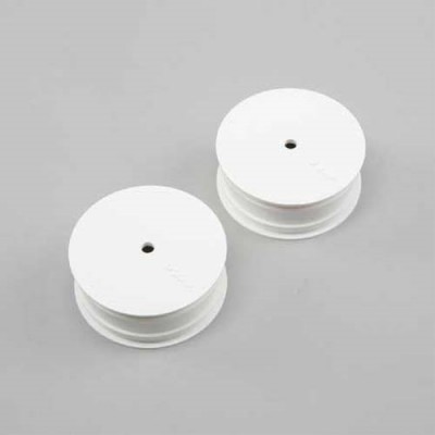 [TEAM LOSI] Front Wheel, Stiffezel, 12mm Hex, White(2): 22 4.0