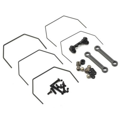 [TLR Racing] Rear Sway Bar Set, Laydown: 22 4.0   �ɼ�