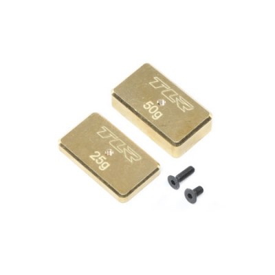 [TLR Racing] Rear Brass Plate Set: 22 4.0  �ɼ�