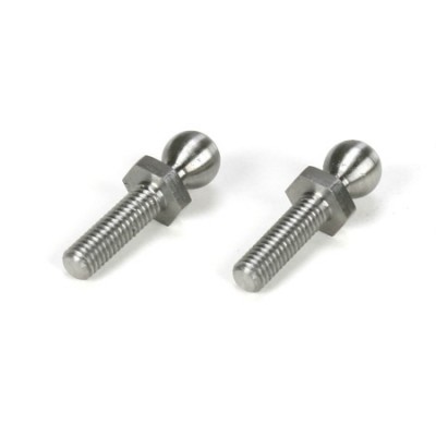 [TLR Racing] Titanium Ball Stud, 4.8 x 10mm (2)22/22T