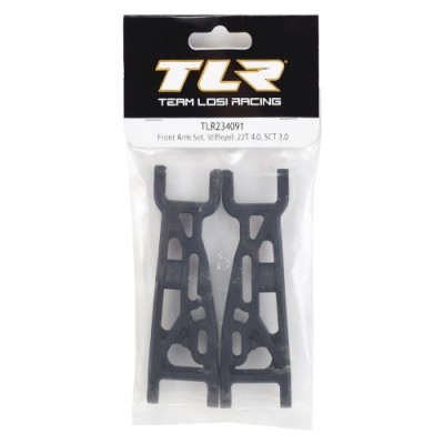 [TLR Racing] Front Arm Set, Stiffezel: 22T 4.0, SCT 3.0