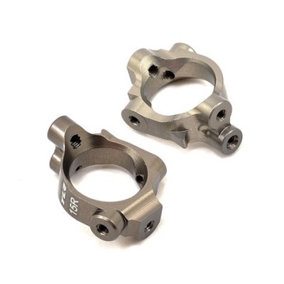 [TLR Racing] Castor Block Set, 15 degrees, Aluminum: 22-4 �ɼǺ�ǰ
