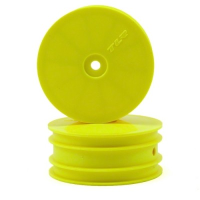 [TLR Racing] Team Losi Racing 22-4 Front Wheel (Yellow) (2)