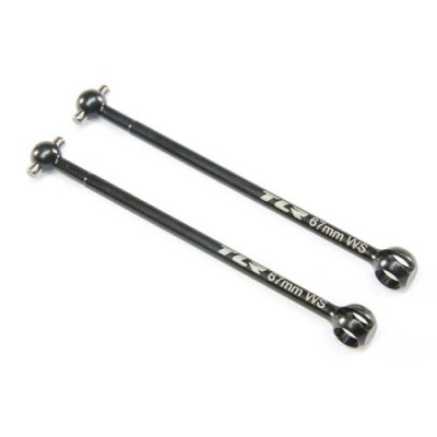 [TLR Racing] CVA Driveshaft Bones, 67mm (2): 22X-4