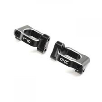 [TLR Racing] Caster Block Set, 9 deg, Aluminum: 22X-4