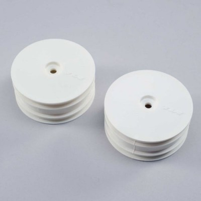 [TLR Racing] Front Wheel, White (2): 22X-4