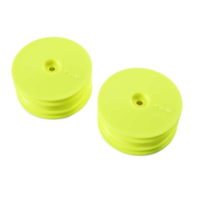 [TLR Racing] Front Wheel, Yellow (2): 22X-4