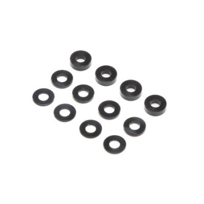 [TLR Racing] M3 Caster Block Alum Washer Set, Black (4ea): 22 5.0