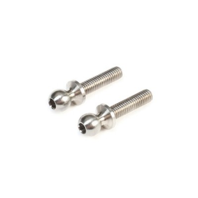 [TLR Racing] Ball Stud, 4.8 x 12mm, Titanium (2)