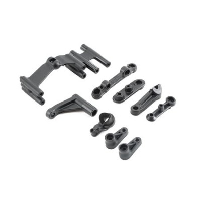 [TEAM LOSI] Servo Mount, Steering Servo Set Plastic: Baja Rey,Rock Rey