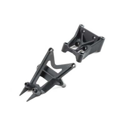 [TEAM LOSI] Fr Upper Arm/Shock Mount,RR Chassis Brace:Baja Rey,Rock Rey