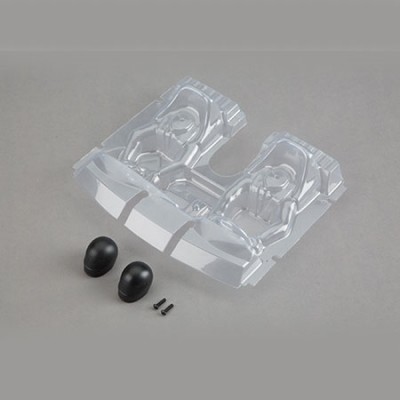 [TEAM LOSI] Interior Set with Helmets, Clear: Baja Rey