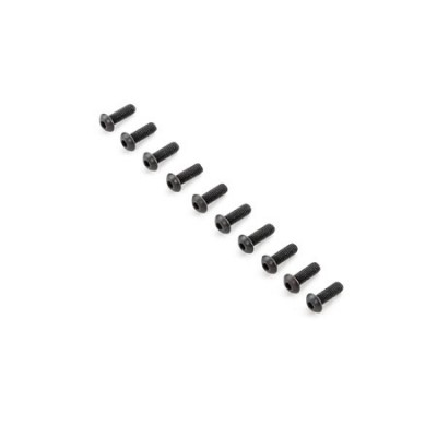 [TLR Racing] Button Head Screws, M4x12mm (10)