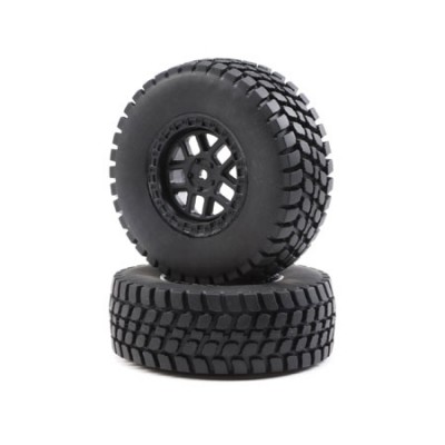 [TEAM LOSI] Alpine Wheel and Tire Mounted (2): BR