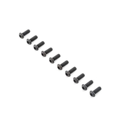 [TLR Racing] Button Head Screws, M6x16mm (10)