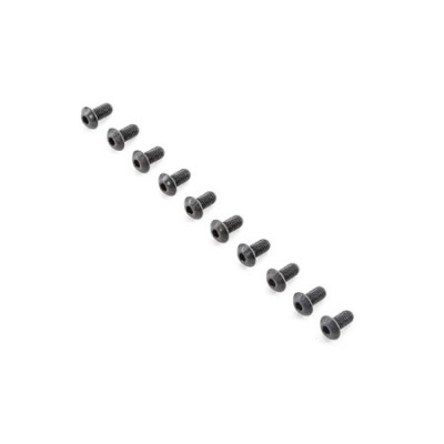 [TLR Racing] Button Head Screws, M5x10mm (10)