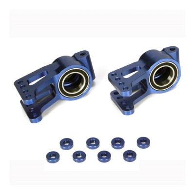 [TEAM LOSI] Alum Rear Hub Setw/BB(2),Blue:5IVE-T, MINI WRC