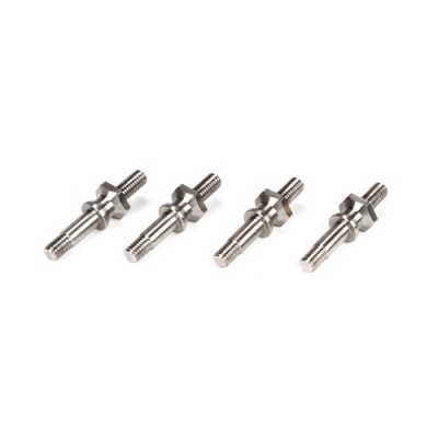 [TEAM LOSI] Upper Shock Mounts, Titanium: 5IVE-T, MINI WRC