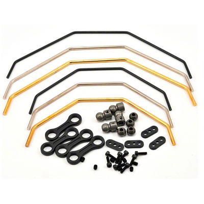 [TEAM LOSI] Team Losi Front, Rear Sway Bar Set w/Hardware (6) 5IVE-T,MINI WRC