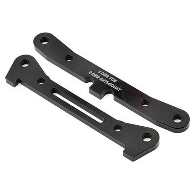 [TEAM LOSI] Team Losi Aluminum Rear Hinge Pin Brace Set (2) 5IVE-T/MINI WRC
