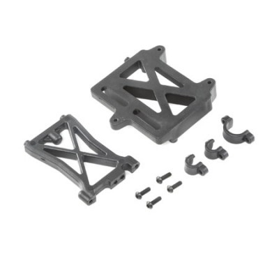 [TEAM LOSI] ESC Mount Plate, Standoff, Clamps: DBXL-E 