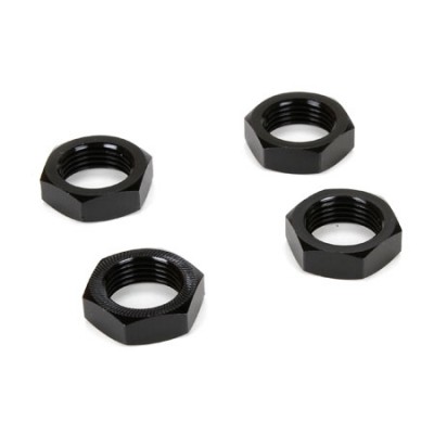 [TEAM LOSI] Wheel Nut, Black (4) (Monster Truck XL)