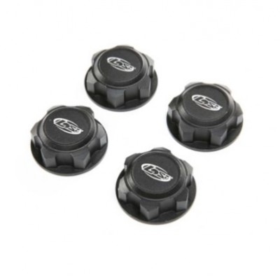 [TEAM LOSI] Wheel Nuts, Captured Black (4): DBXL-E 2.0