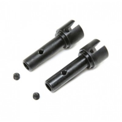 [TEAM LOSI] Rear Stub Axle, 5mm Pin (2):  DBXL-E 2.0