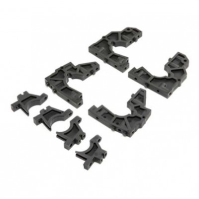 [TEAM LOSI] Front/Rear Bulkhead Set: DBXL-E 2.0