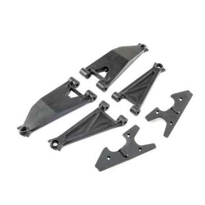 [TEAM LOSI] Front Suspension ArmSet Upr/Lwr(L, R): SuperBajaRey