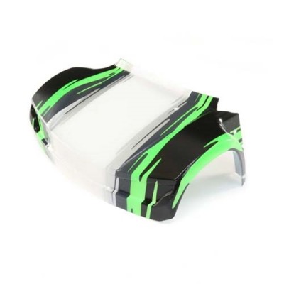 [TEAM LOSI] Front Hood, Black: Super Baja Rey