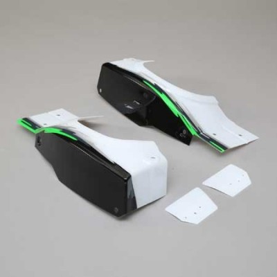 [TEAM LOSI] L/R Rear Fender Set, Black: Super Baja Rey