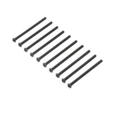 [TEAM LOSI] Button Head Screws, Stl, BO, M4 x 65mm (10)