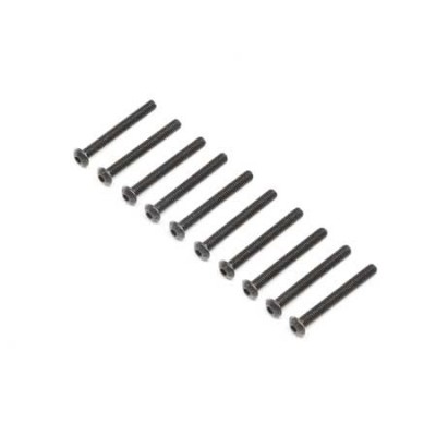 [TEAM LOSI] Button Head Screws, Stl, BO, M4 x 35mm (10)