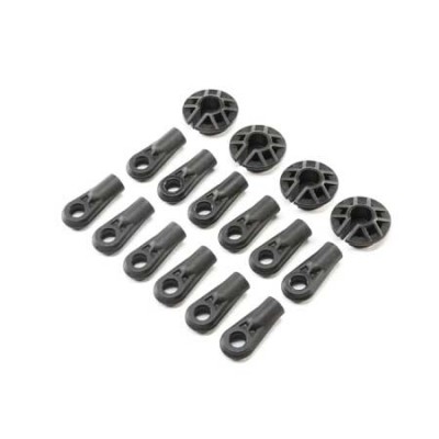 [TEAM LOSI] Shock and Rod Ends,Spring Cups(12): Super Baja Rey